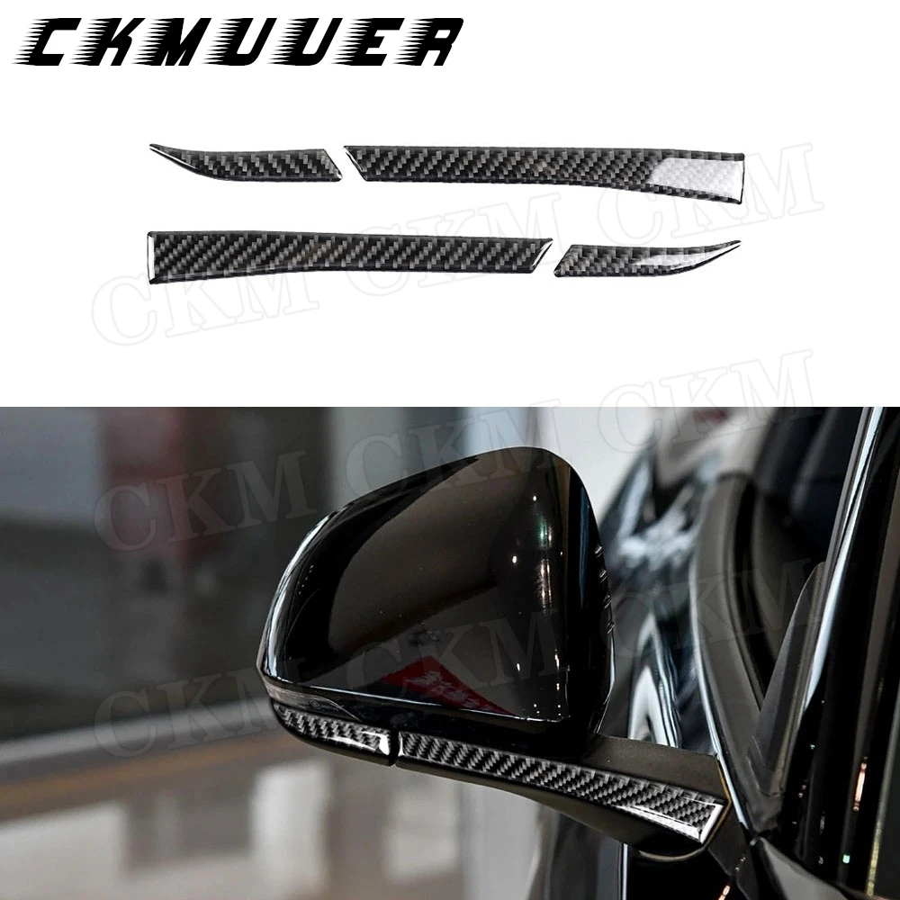 

CKMUUER углеродное волокно, боковое зеркало заднего вида, накладка, молдинги, наклейки для Ford Mustang 2015 2016 2017, Стайлинг автомобиля с левым рулем