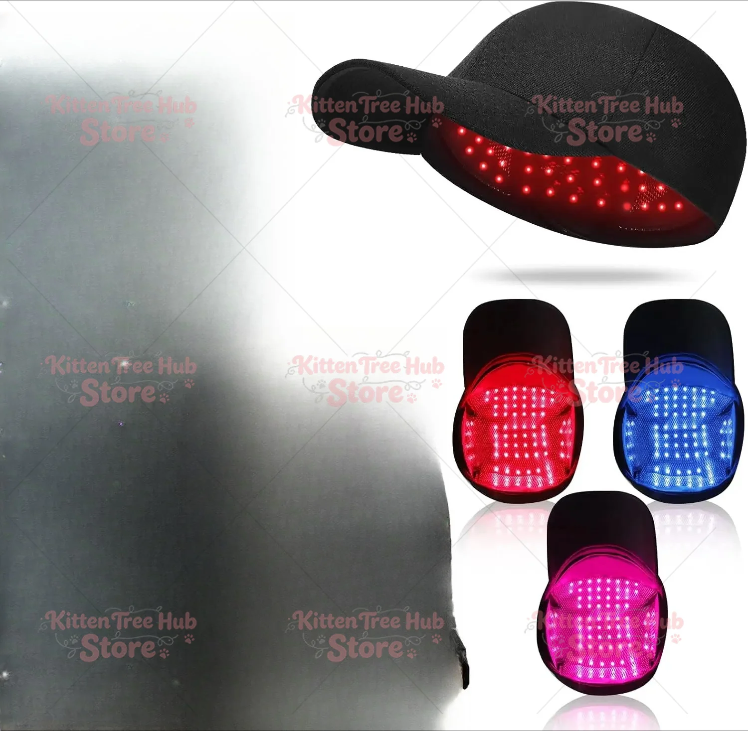 Red and Blue Light Therapy Hat Scalp Health Booster
