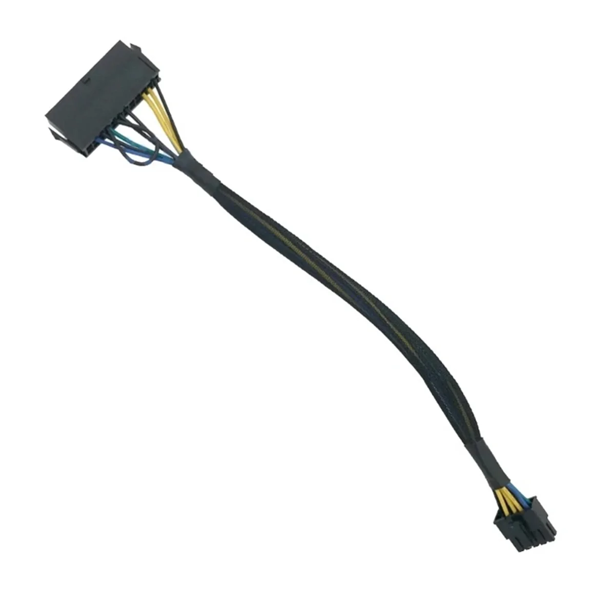 24 Pin to 10 Pin Adapter Cable ATX PSU Main Power Supply Cable Braided Sleeved Cable for Lenovo Motherboard SQ