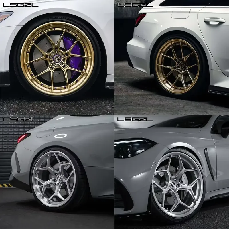 i Hot Sale Custom Forged 17 18 19 20 22 Inch Alloy Gold Wheel Rim Deep Dish 5x130 5x120 5x112 for GTR