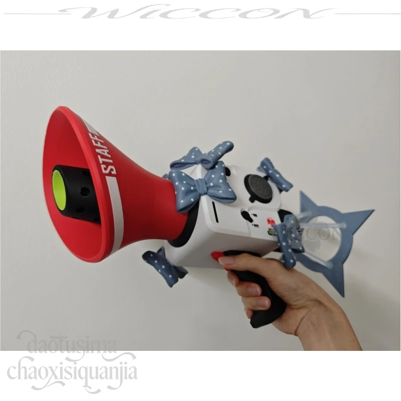 

Sunna Red Fake Loudspeaker 3D Polylactic Acid Props Accessories Zenless Zone Zero Afternoon Tea Break Cosplay Navidad Carnaval