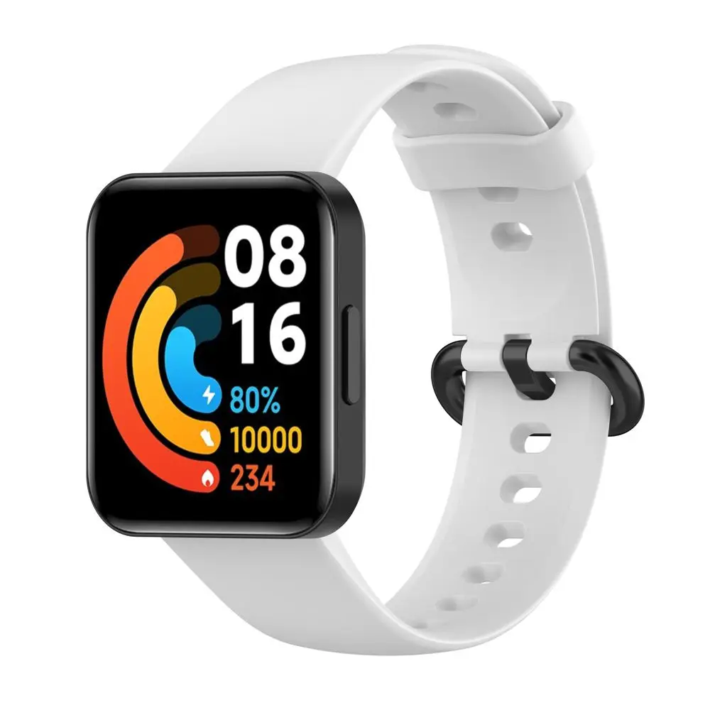 Gelang lembut gelang olahraga pengganti tali silikon untuk Xiaomi Mi Watch 2 Lite/Redmi Watch 2 Lite