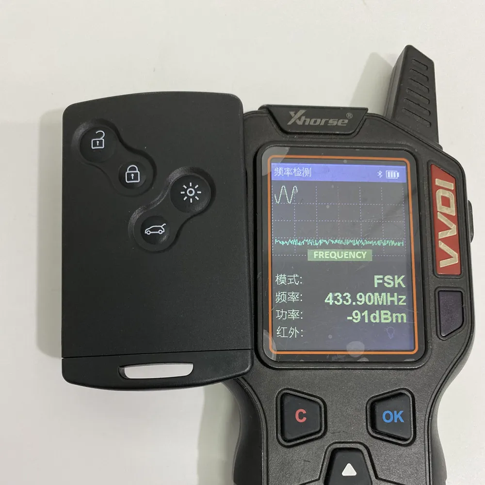 Keychannel-llave de coche de 4 botones ID46 PCF7952 433Mhz, manos libres, tarjeta inteligente sin llave para Renault Clio Koleos Megane Fluence