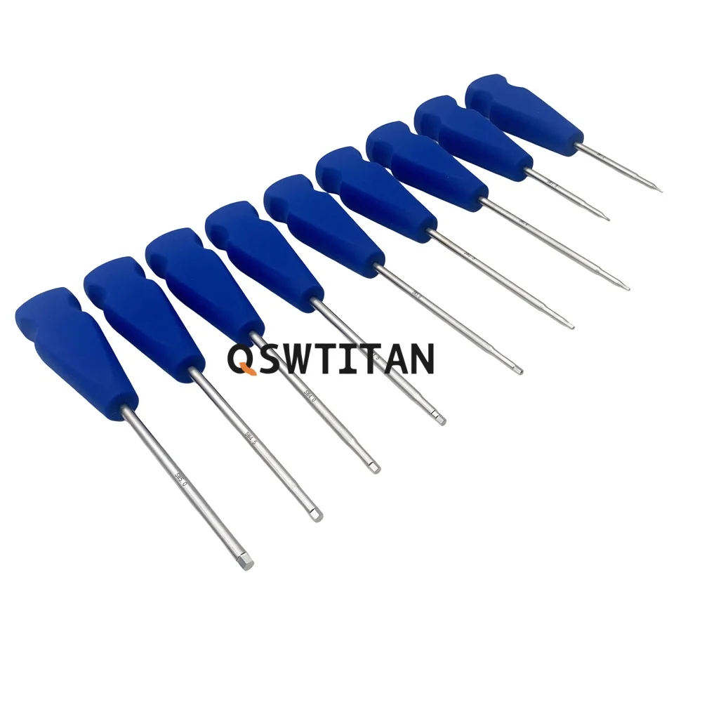 Hex Star Head Bone Screwdriver Stainless Steel Silicon Handle Orthopedic Pet Surgical Instruments