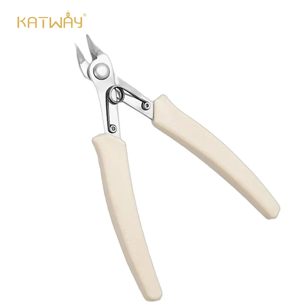 

KATWAY Model Flat-Nose High Force Diamond Removal Pliers Small Metal Chain Cutter Zircon Jewelry Clipper Cutting Removal HH-AA08