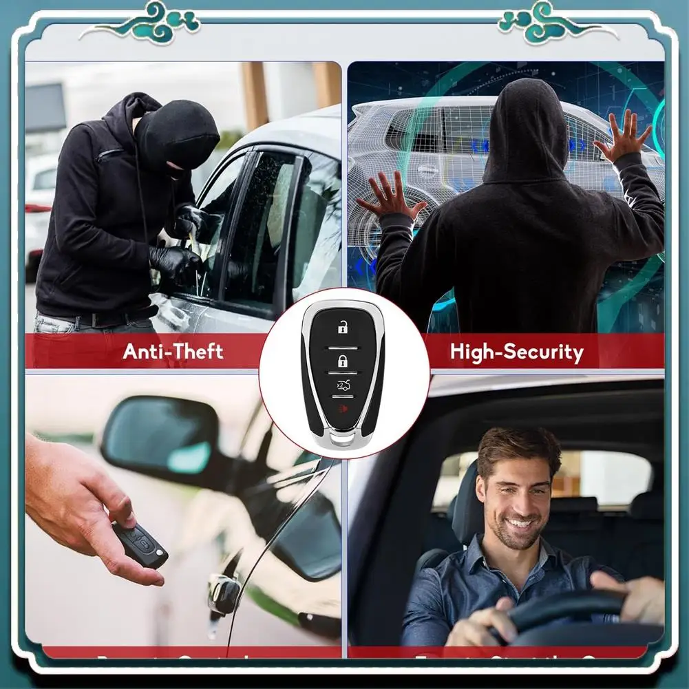 

Premium Car Key Fob Remote Control Keyless Entry Accessories Component For Chevy Malibu Camaro Cruze HYQ4EA 13508771 13584504 13