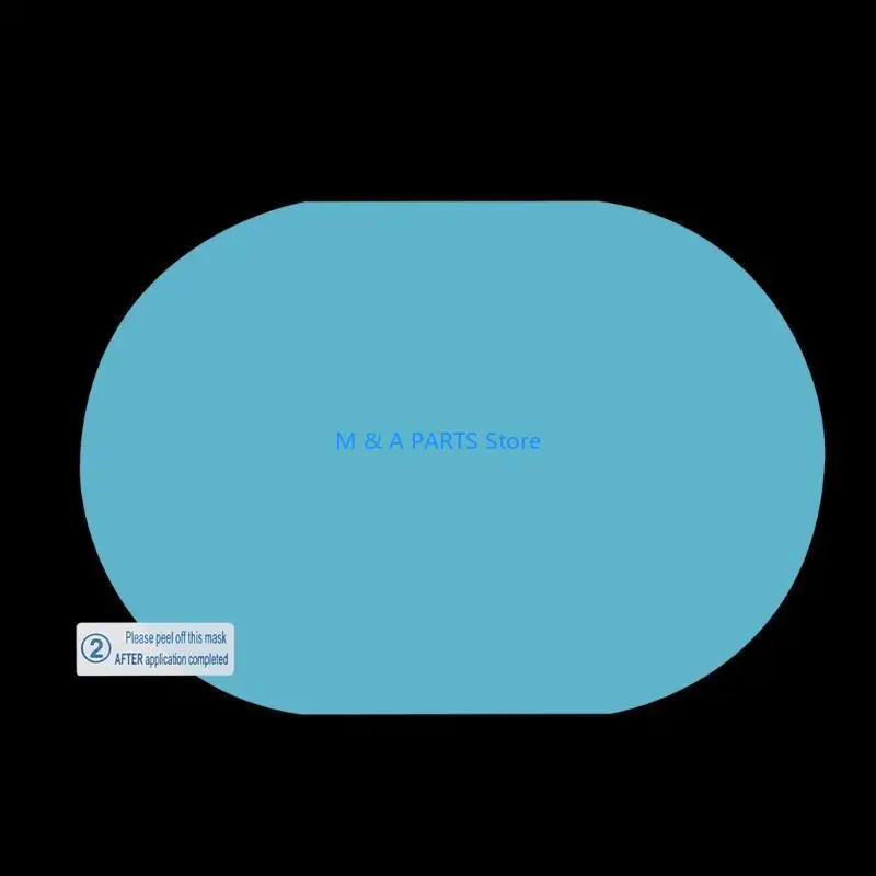 

U1JF Rearview Mirror Rainproof Film Anti-Fog Clear Sticker Anti-Scratch Waterproof Film for Car Window Safe Driving Supplies