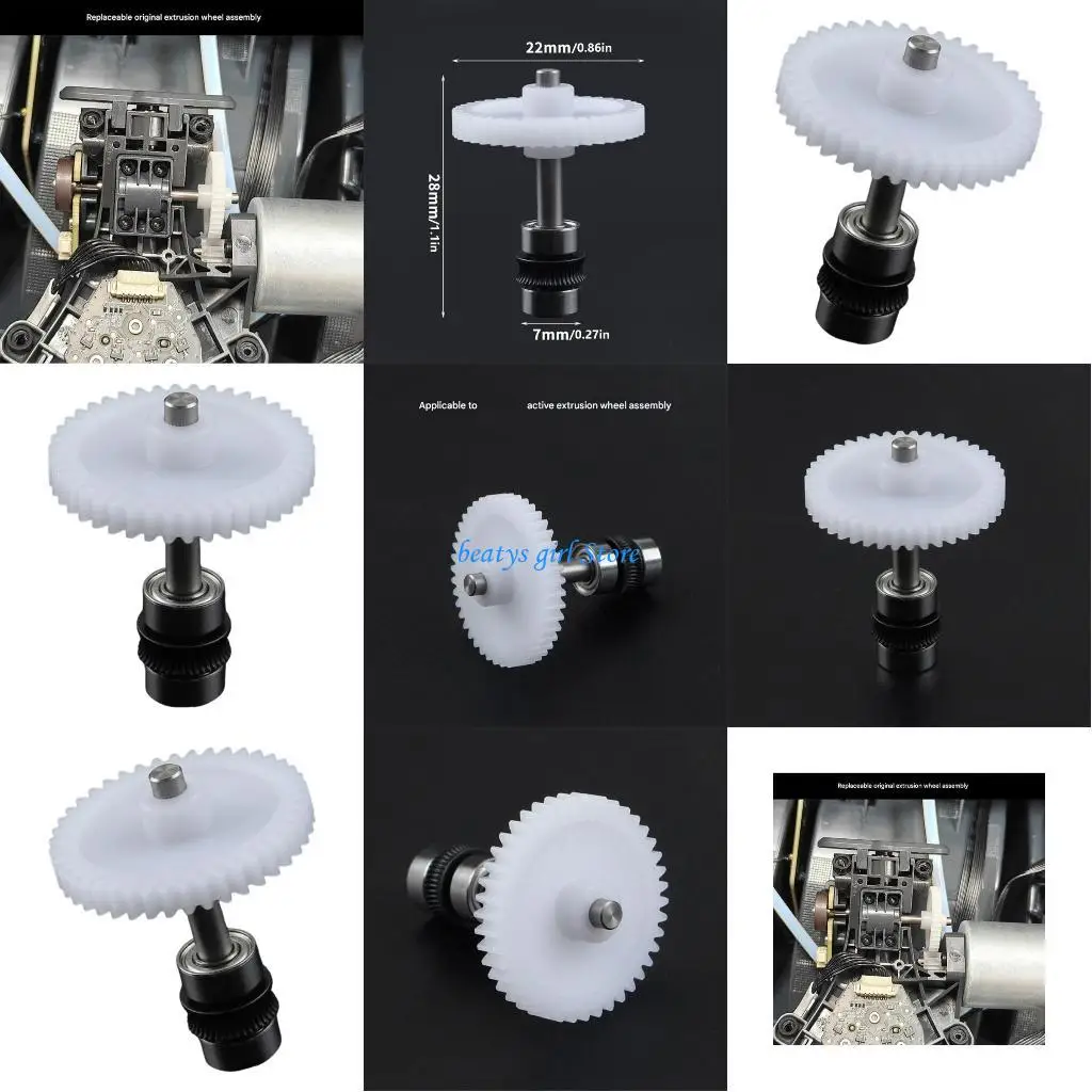 

C7AB High Strength 3D Printer Gear Extruder Transmission Gear Replacement Hardened