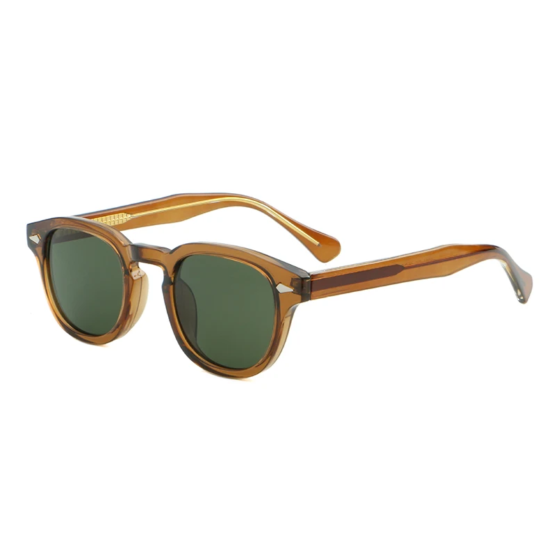 CATERSIDE Retro Runde Herren-Sonnenbrille Punk Propionsäure Pin-Bügel Luxus-Sonnenbrille Damen Sport Freizeit Party Eyewear UV400 – Detail 16