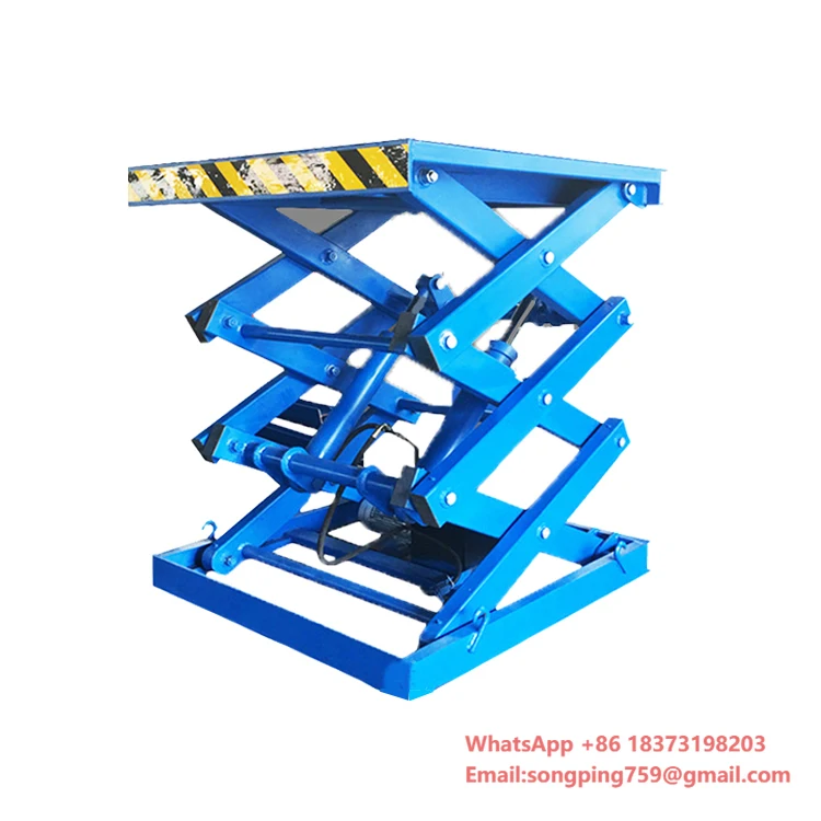

Chinese Manufacturer Electric Scissor Lift Work Platform New Steel Hydraulic Lift Table Scissors 380v