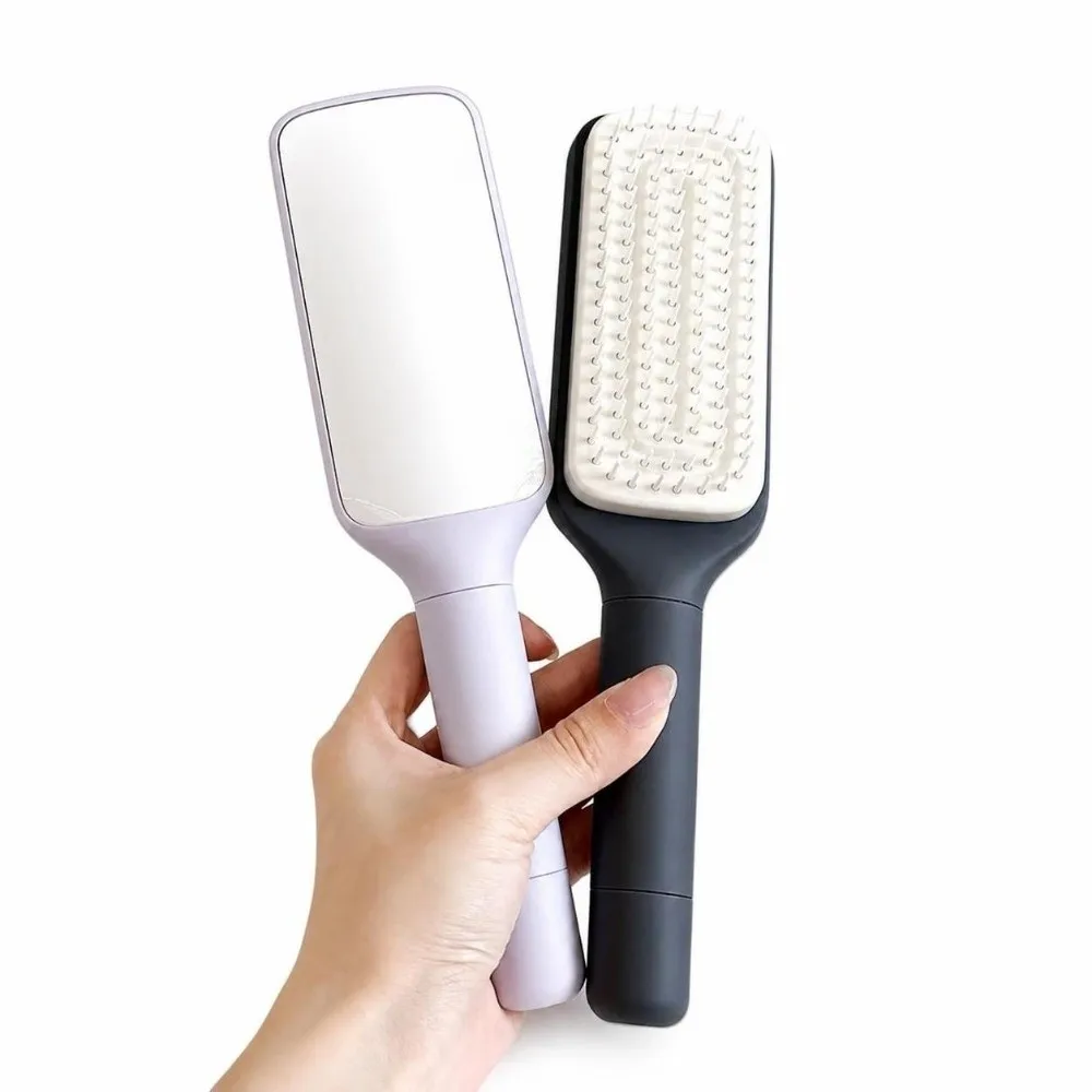 Rotatable Self Cleaning Hairbrush Anti Static Air Cushion Retractable Hair Comb Detangling Wet Dry Use Scalp Massage Brush