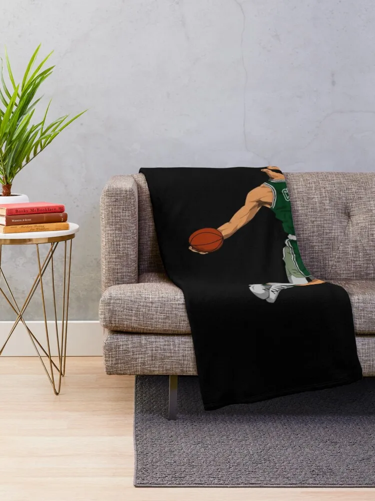 Jayson Tatum - Comic Style Throw Blanket Nap Vintage Blankets