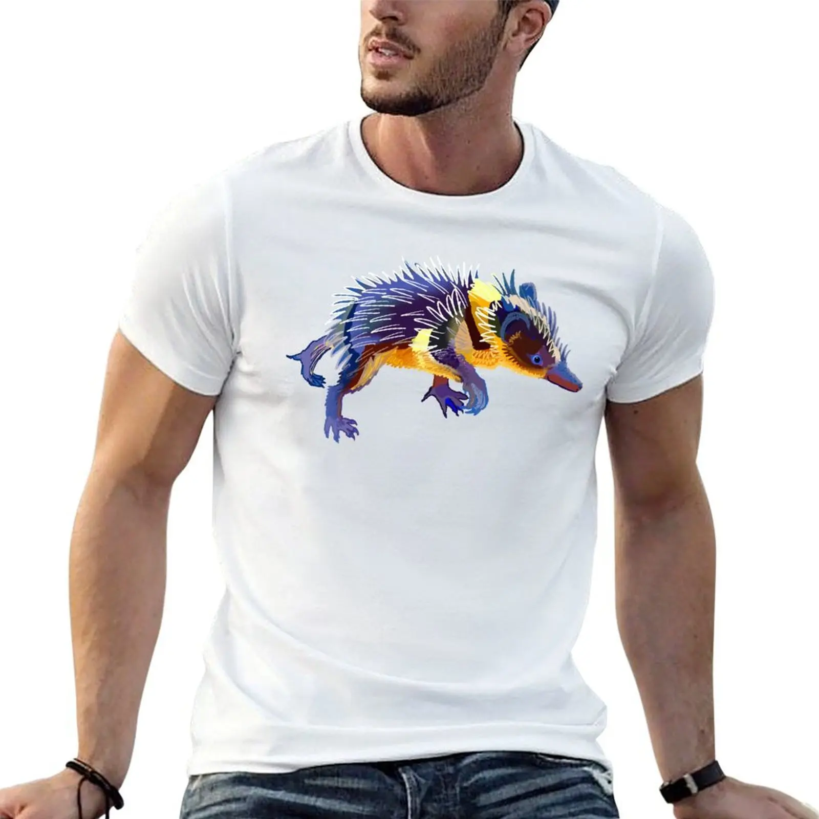 Lowland streaked tenrec T-Shirt Funny t-shirt custom t-shirts men clothings