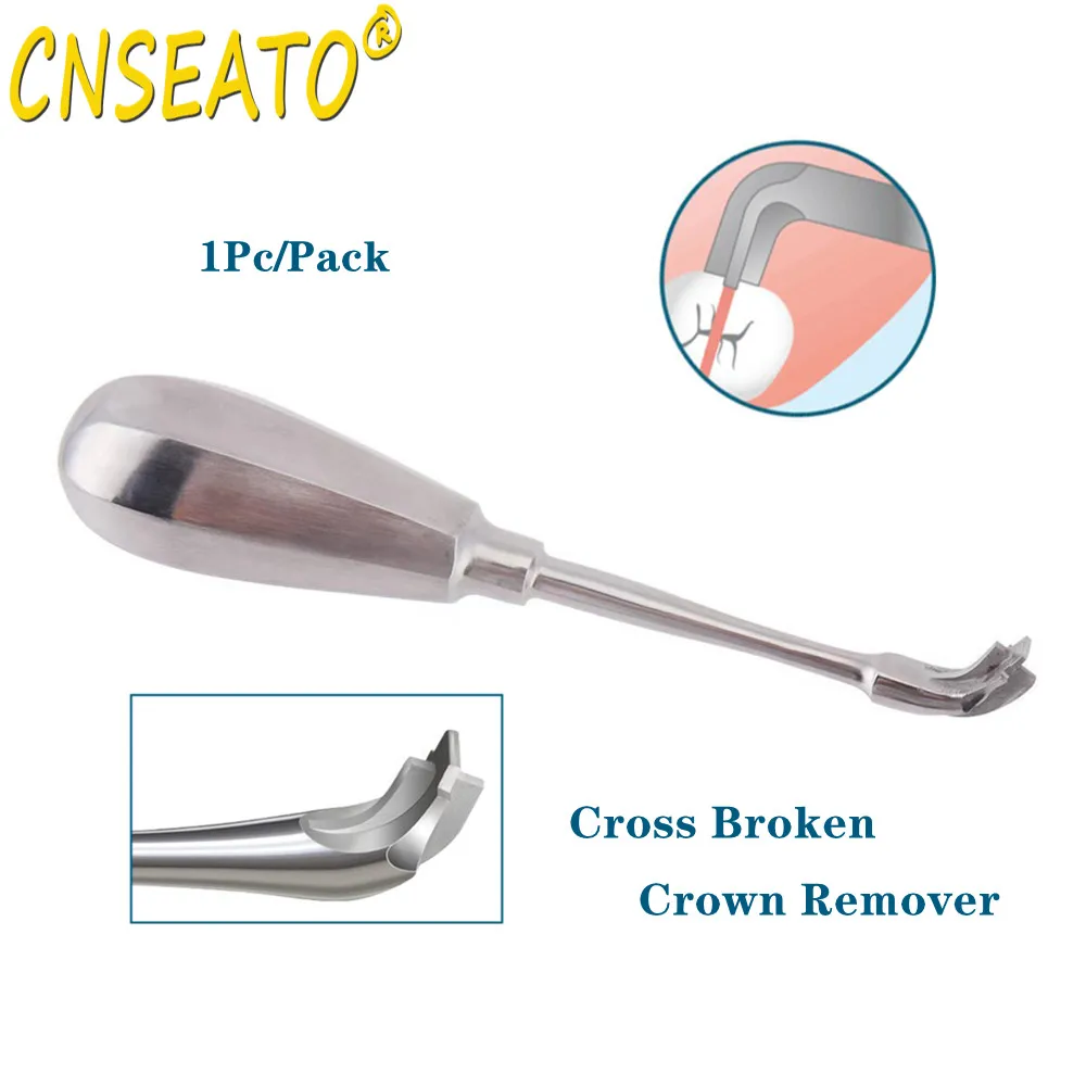 

Dental Crown Splitter Remover Forcep Cross Broken Crown Spreader Drill Restoration Dentistry Extraction Plier Root Elevator Tool