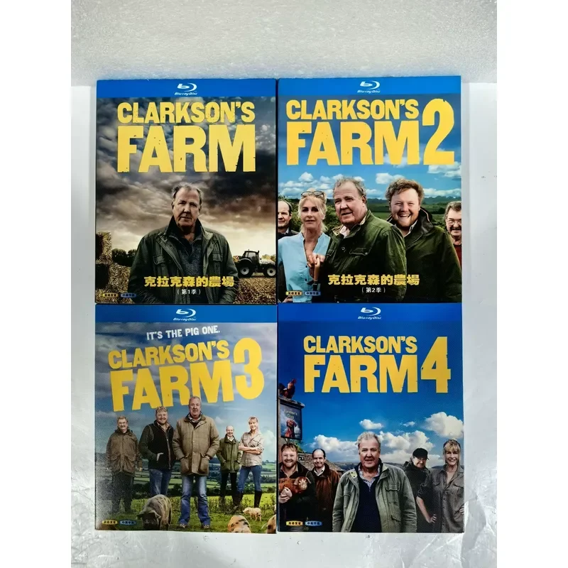 Blu-ray Clarkson's Farm Season 1-4 Collection English Original Sound with Chinese Subtitles 8 Discs