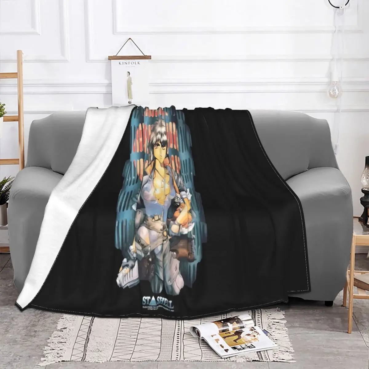 Ghost In The Shell Masamune Shirow Anime Blanket Winter Blankets Winter Warm Blanket Throw Blanket