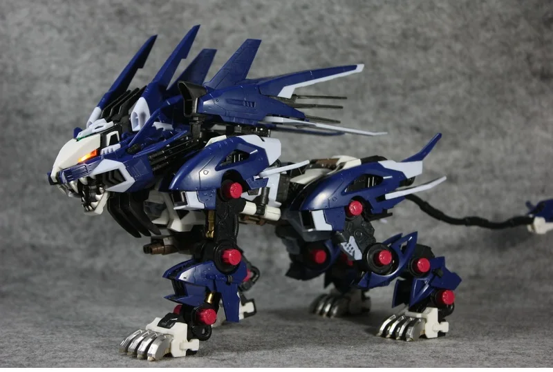 BT Building Blocks ZOIDS RZ-041 Liger ZERO Jager Blue Lion 1:72 Scale Full Action Plastic Kit Assemble Model Birthday Gifts