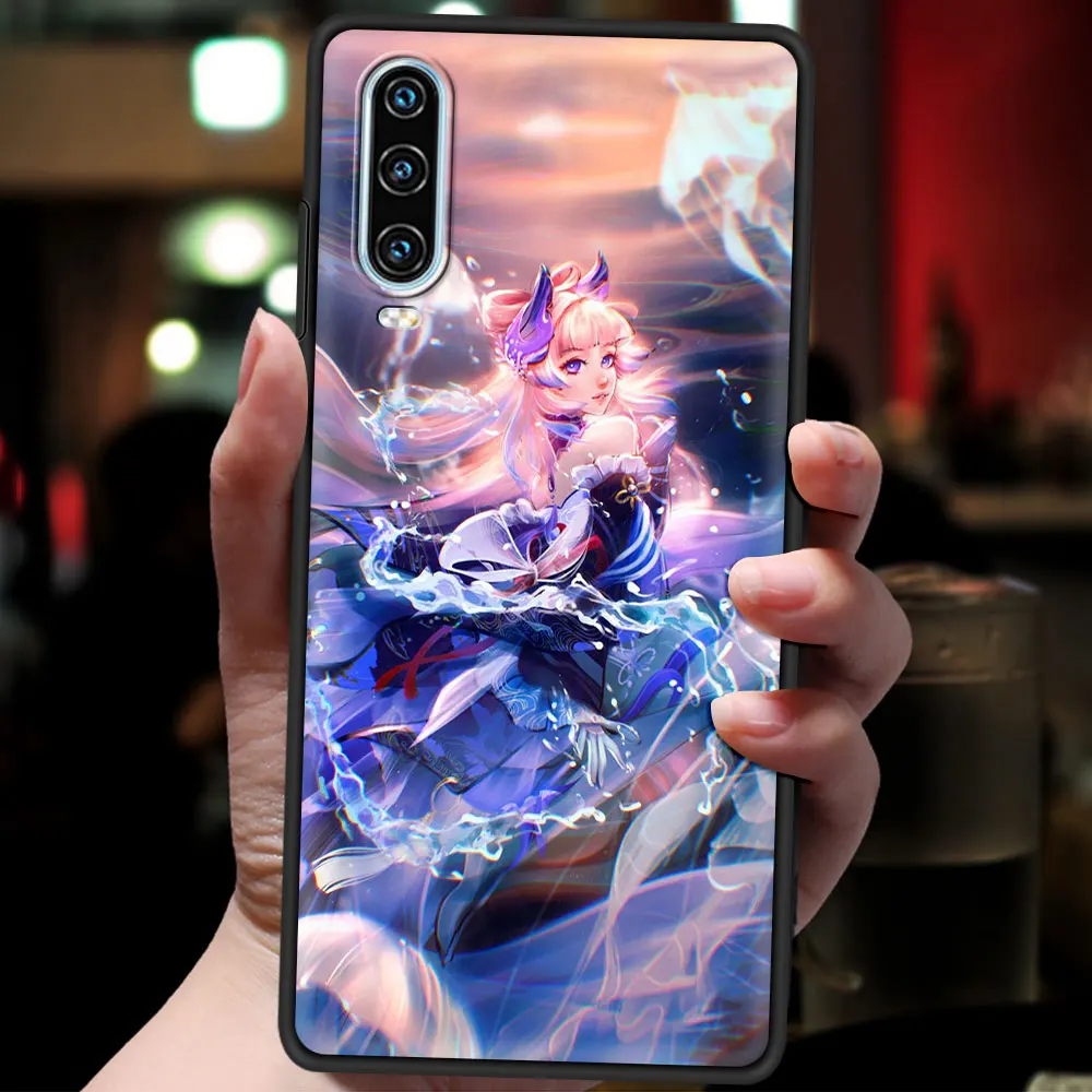 Genshin Auswirkungen Anime Telefon Fall Für Huawei P30 P40 Lite E P50 P20 Pro Y9 Y7 Y6 2019 P Smart 2021 Z Y6p Y7a Y9s Abdeckung Silikon