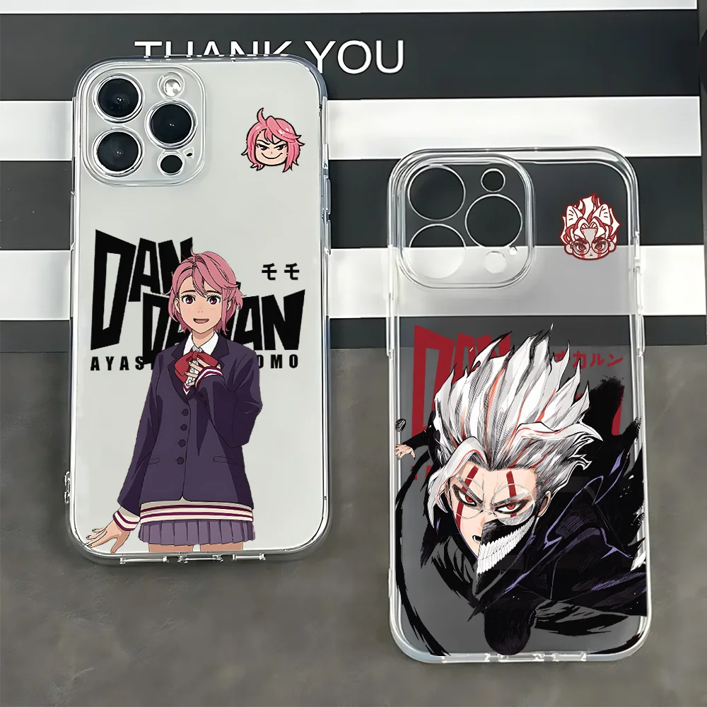 Nueva funda de teléfono de dibujos animados DAN DA DAN para Xiaomi Mi 14 13 12 11 10 10T 14T Poco X6 F5 F4 X7 X4 X3 NFC Lite GT Pro 4G 5G TPU transparente