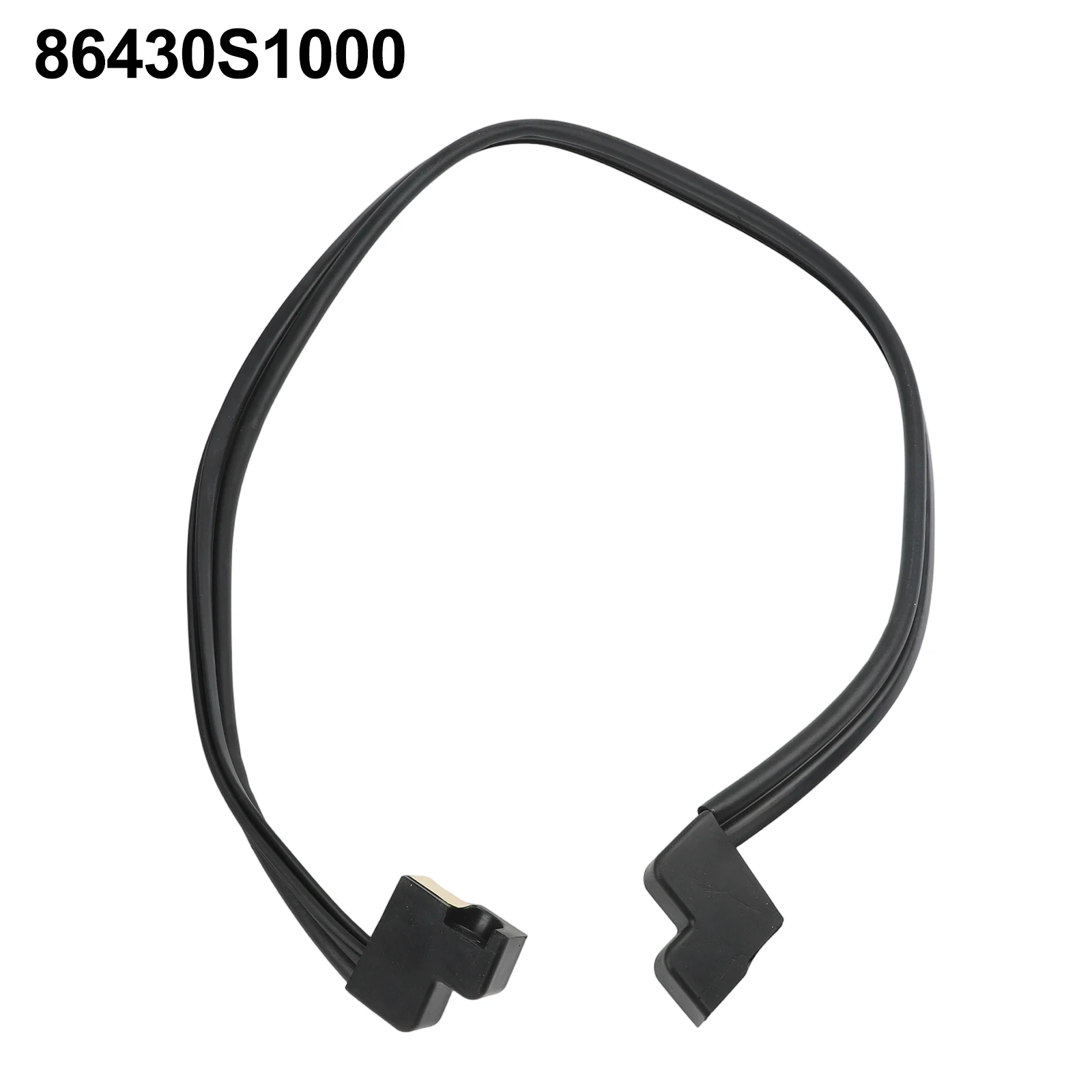 Wiper Protector Windshield Deflector For Windy Driving BLACK Easy Snap-in Installation Reduces Turbulence Noise