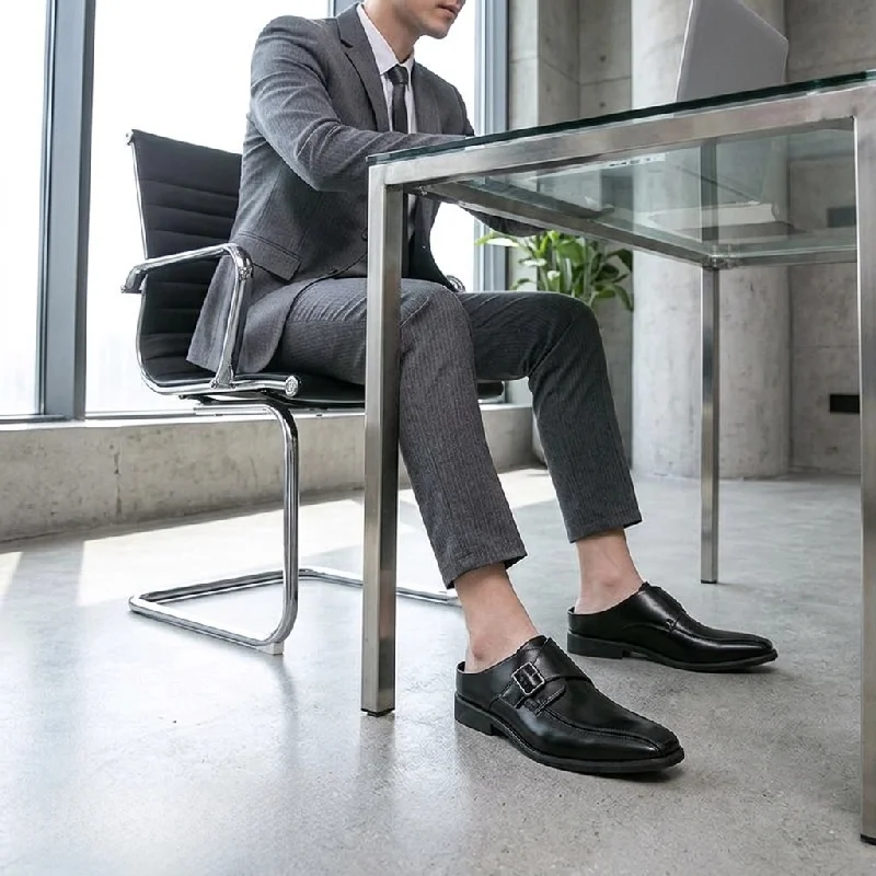 Zomer heren platte leren loafe - Formal Men Office Wear Sandals recensie en prijs