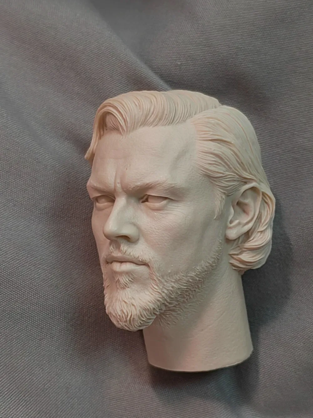 1/6 Die-cast Resin Model Assembly Kit (Leonardo) Head Sculpted Model Toy (55mm) Unpainted