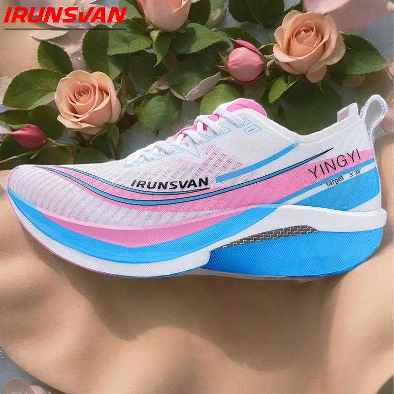 รองเท้าวิ่ง IRUNSVAN Yingyi 2.0 รุ่นพื้นคาร์บอนเต็มแผ่น ยืดหยุ่นสูง สำหรับมาราธอน ผู้ชาย รุ่น 24086