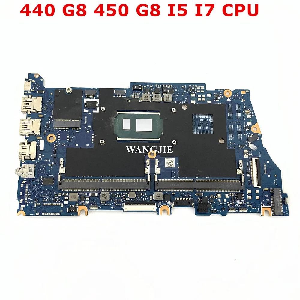 

DAX8QMB28A0 X8Q для HP ProBook 440 G8 450 G8, материнская плата ноутбука, процессор I5-1135G7 I7-1165G7, 100% протестировано, ОК