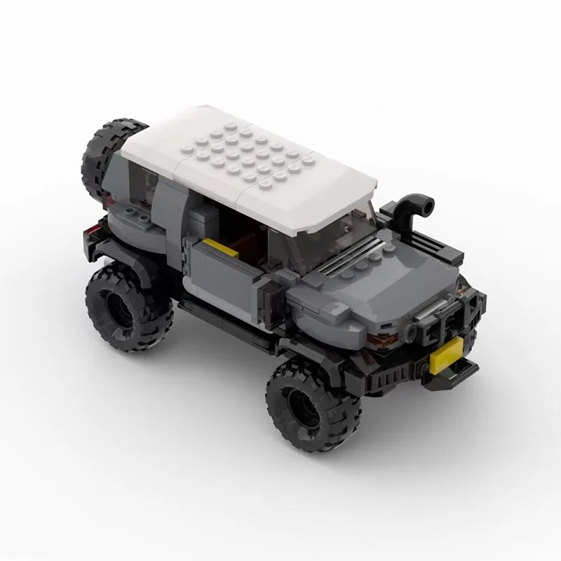 MOC-FJ Cruiser Style SUV Building Blocks Modello di auto fuoristrada Speed Series Giocattolo da costruzione per adulti