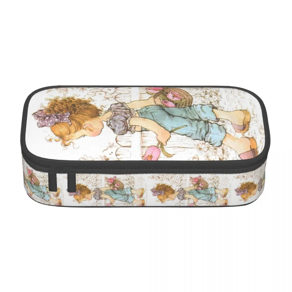 مخصص رائعتين S-Sarahs K-Kays مقلمة لصبي فتاة تخزين كبير زهرة فتاة القلم حقيبة صندوق الملحقات المدرسية