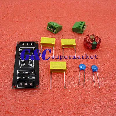 EMI 4A Power Filter Board Socket DIY Kits For Pre-Amp Amplifier DAC Headphone