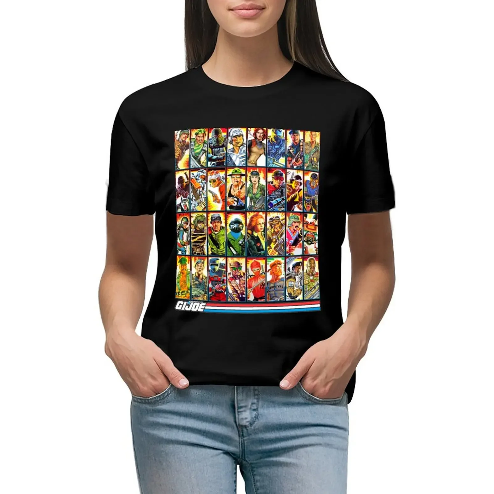 

G.I. Joe in the 80s! T-Shirt animal prinfor plus sizes Female clothing workout t shirts for Women