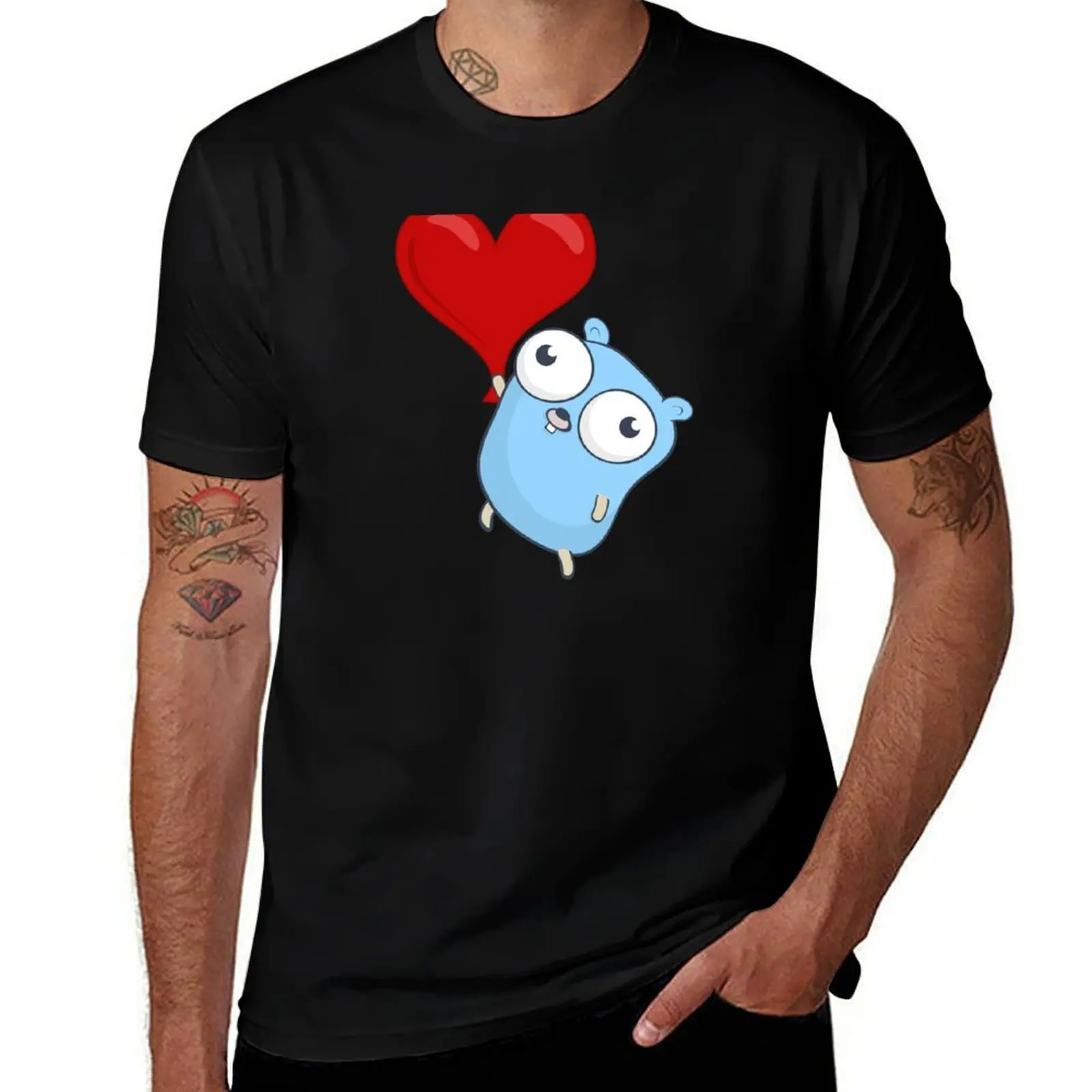 

t man luxury The brand Balloon shirts Gopher: shirts quality high Heart t T-Shirt designer designer shirt t Go man