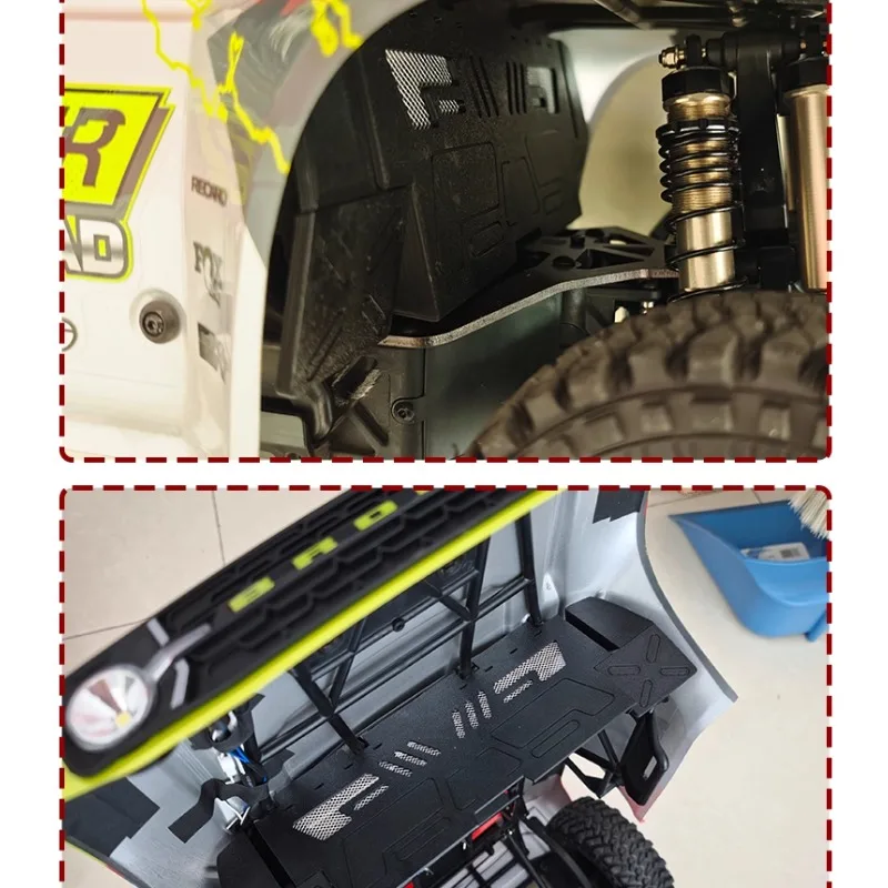 FMS Bronco 10702 Kit de protection contre la poussière/sable pour parcours court – Installation sans perçage pour modèle 4074 (Protection complète du train d'atterrissage)