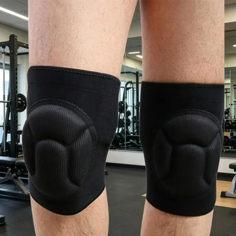 1 Pair Premium Knee Support Sports Knee Brace Sponge Texture Great for Football Basketball Cycling and Outdoor Activity JOME