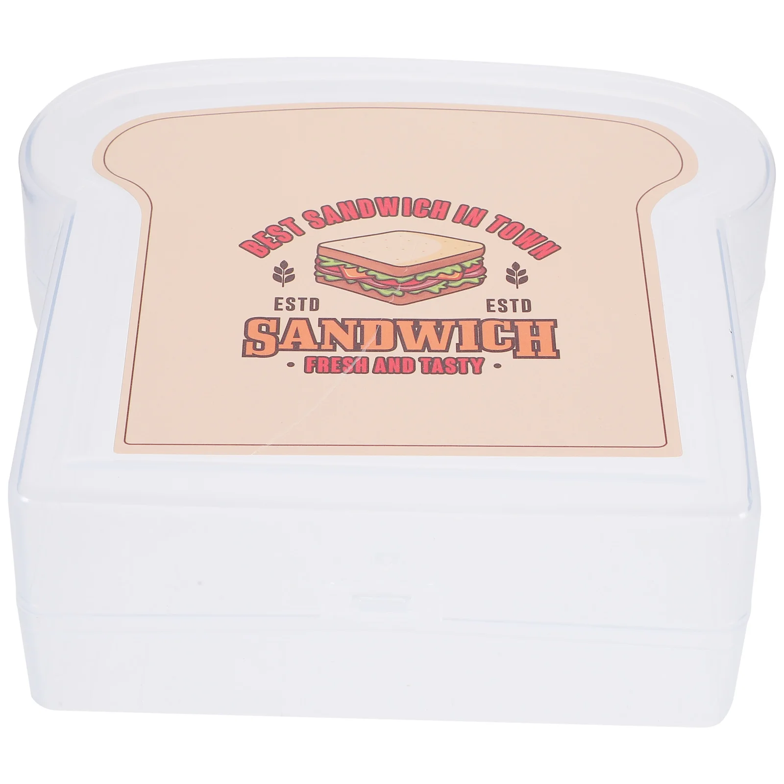 

Bread Box Loaf Container Plastic Sandwich Case Food Containers with Lids Reusable Lunch Toast Boxes Storage Sliced