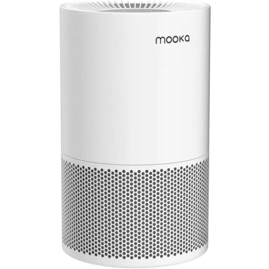 أجهزة تنقية الهواء للمنزل والغرف الكبيرة حتى 1200 قدم H13 منقي هواء HEPA الحقيقي للحيوانات الأليفة مع مؤقت إسفنجي عطري #4