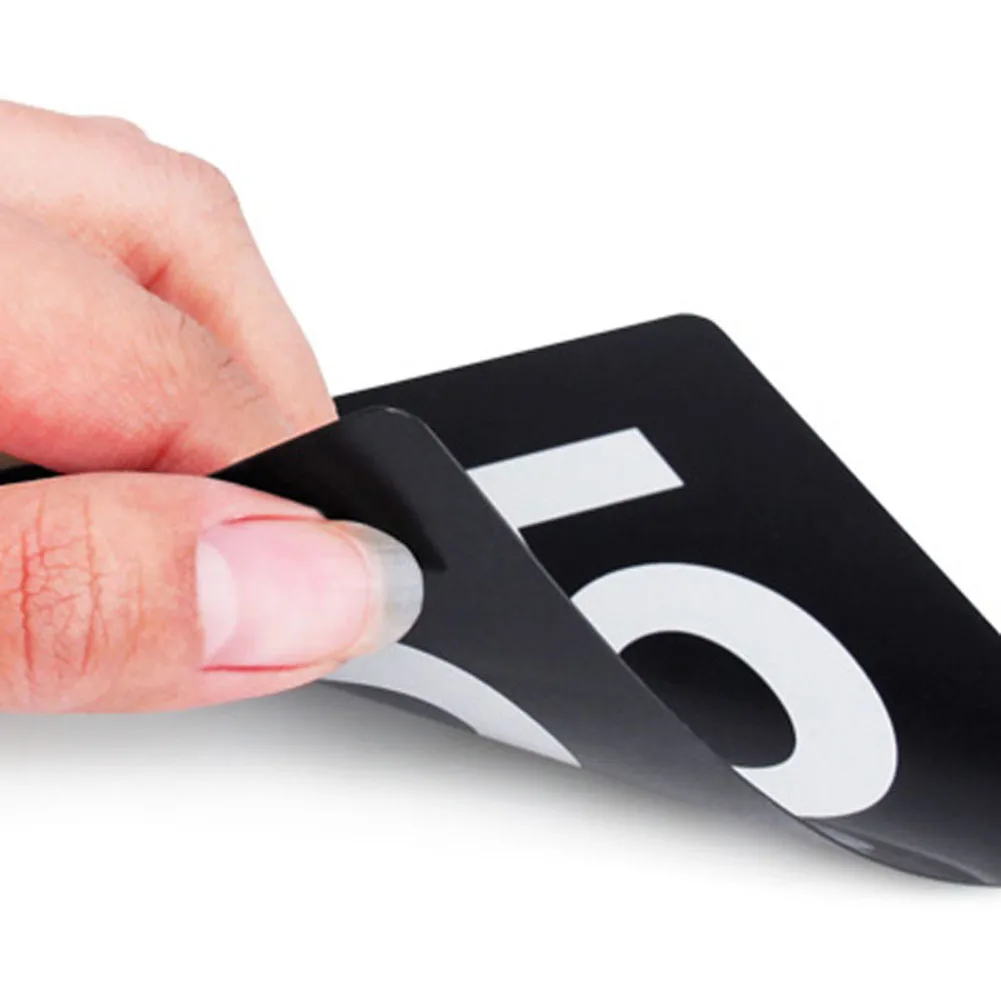 Restaurant Table Numbers Double-sided Table Number Card Lightweight And Transportable Sturdy Plastic Material For Buffet Serving