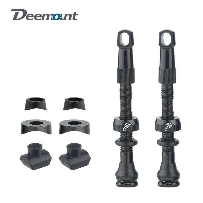 Zawór do opon bezdętkowych rowerowych Zawory Presta z włókna węglowego 50/80 mm F/V Nipple Odłączany mosiężny rdzeń z pokrywką do roweru szosowego MTB Zawór powietrza