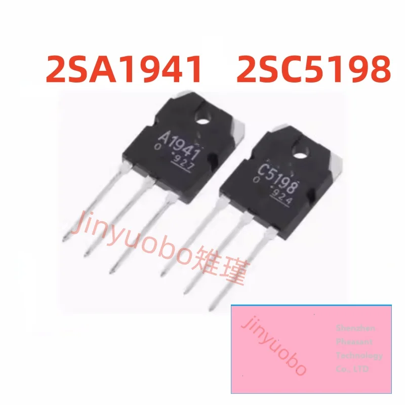 C5198 A1941 2SA1941 2SC5198 TO-3PL Transistor de Alta Temperatura para Amplificador de Potencia de Audio, Chipset