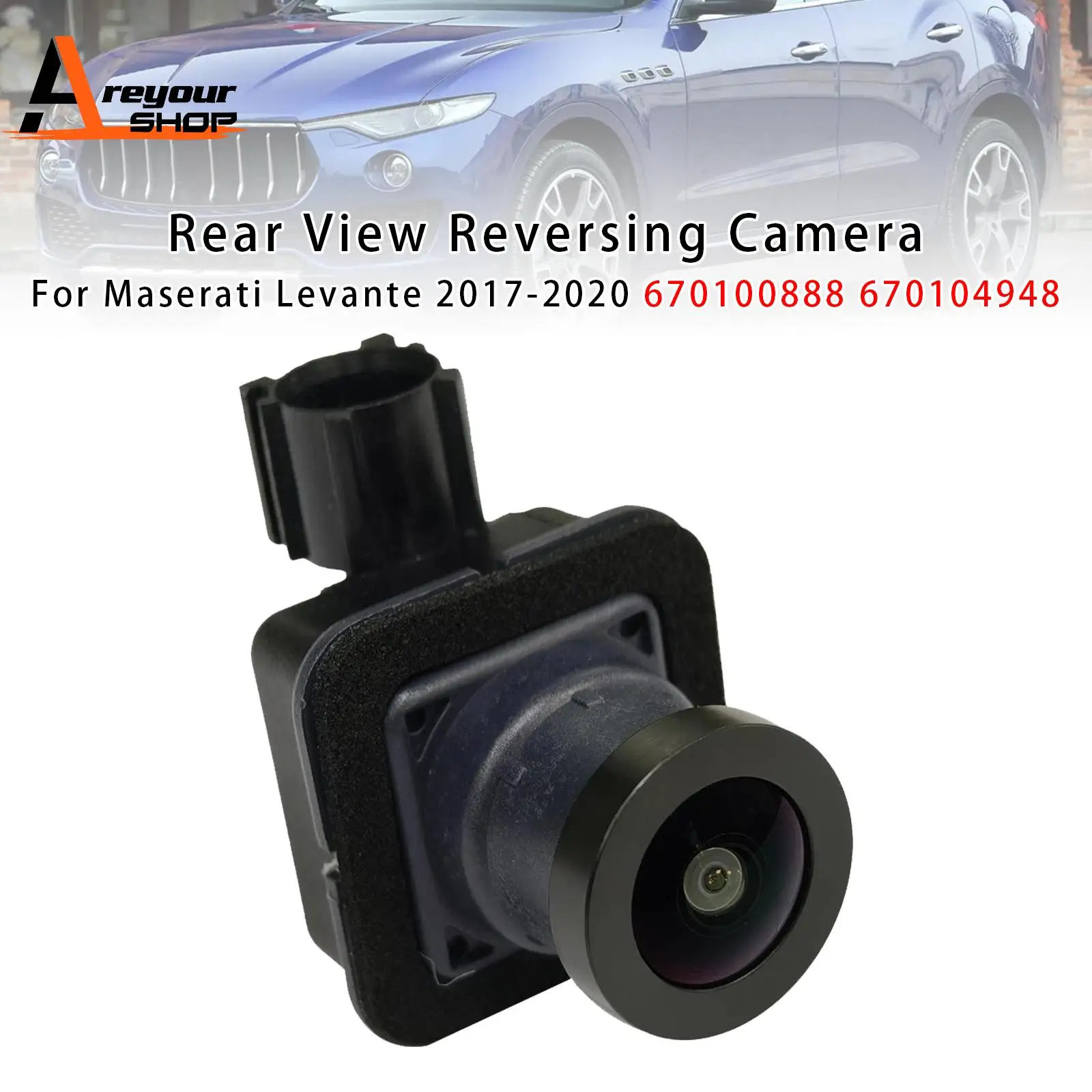 

Камера заднего вида для Maserati Levante 2017, 2018, 2019, 2020, 670100888, 670104948
