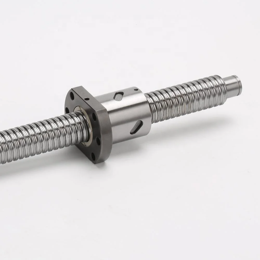 สกรูตะกั่วแบบยาวขนาดเล็ก TBI พร้อมน็อตและแกน สำหรับการเคลื่อนที่เชิงเส้น SFU6320 ผลิตในจีน ขายส่ง แบริ่งเชิงเส้นขนาดเล็กสำหรับ