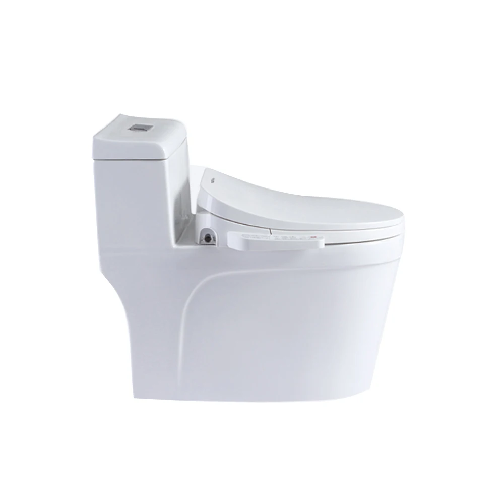 Bathroom Improvement Wash Heated Seat Soft Closing U Shape Smart Toilet Seat Bidet