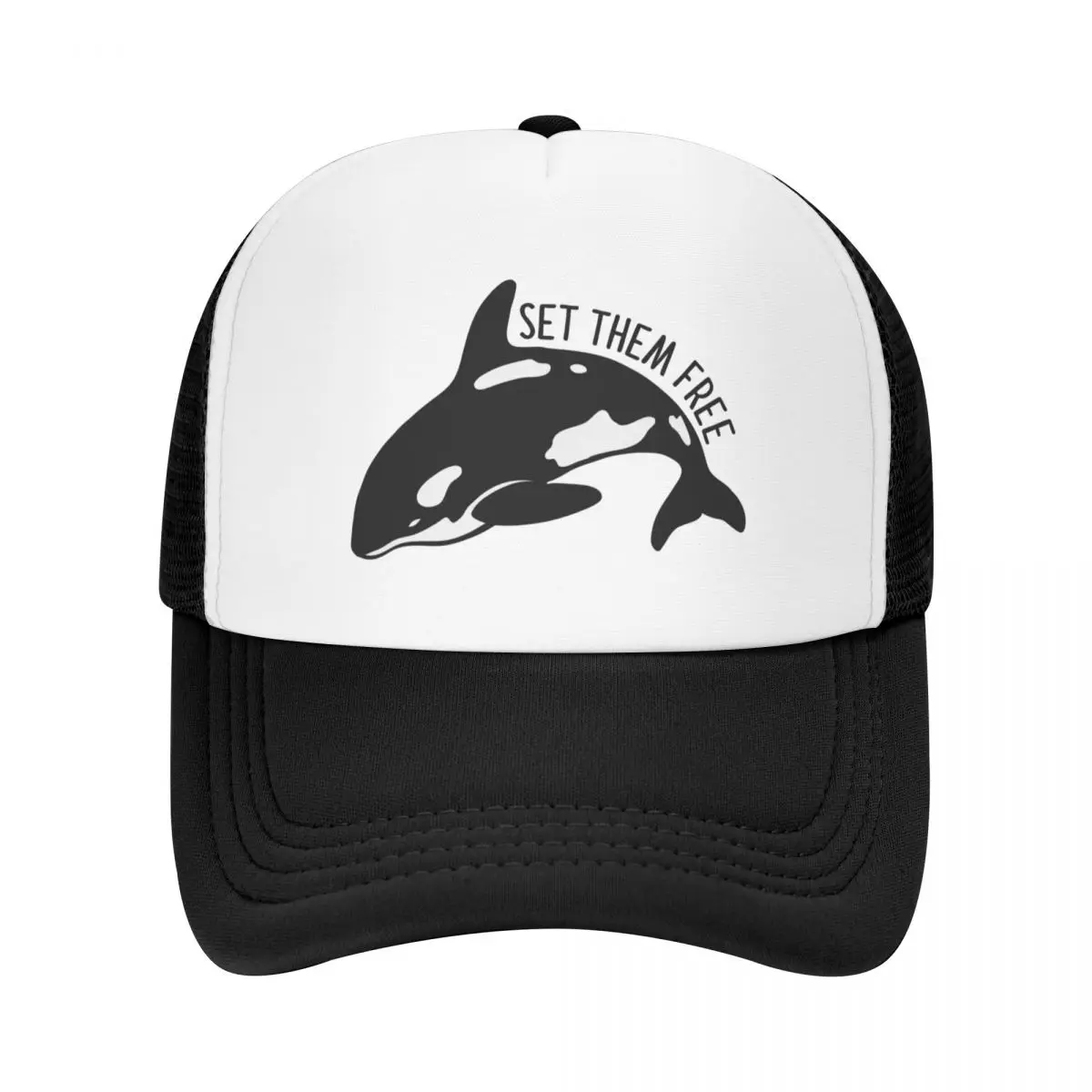 

Orca 'Set Them Free' Baseball Cap Hat Luxury Brand hard hat Unique hats Winter hat Hats Woman Men's