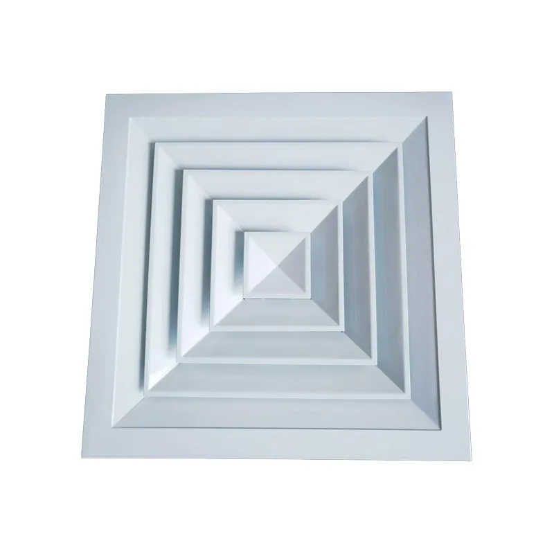Fresh air system diffuser abs square outlet trend vent single layer louver