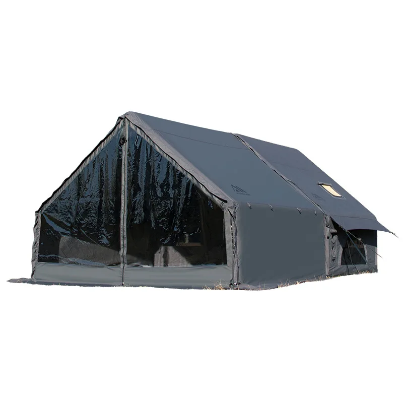 Jingcheng House JcHouse6.3 + 7.2 m2 Outdoor Camping with Extended Canopy Campground Overnight Inflatable Tent