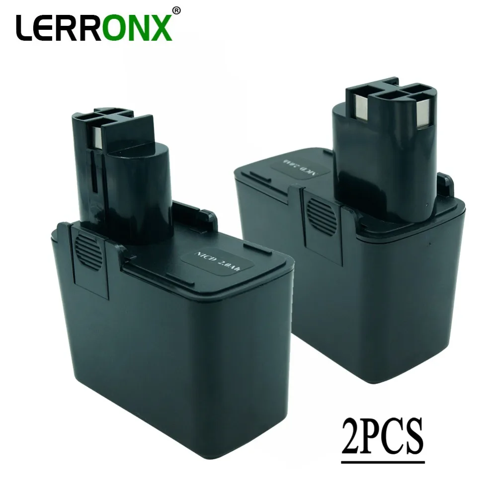 2pcs bat001 9,6 v 2000mah ni-cd ersatz akku für bosch schnur lose bohrer BH-974 BH-974H 2607335037