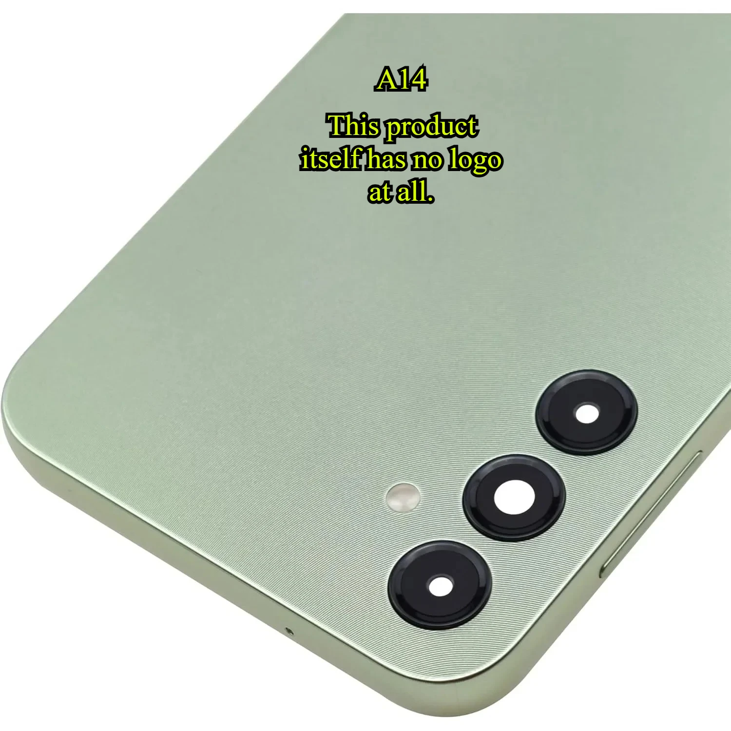 A14 5G Light-Green Back Kit, Plastic Rear Cover, Camera Frame, Volume Key, Tape & Tools, No Logo Replacement