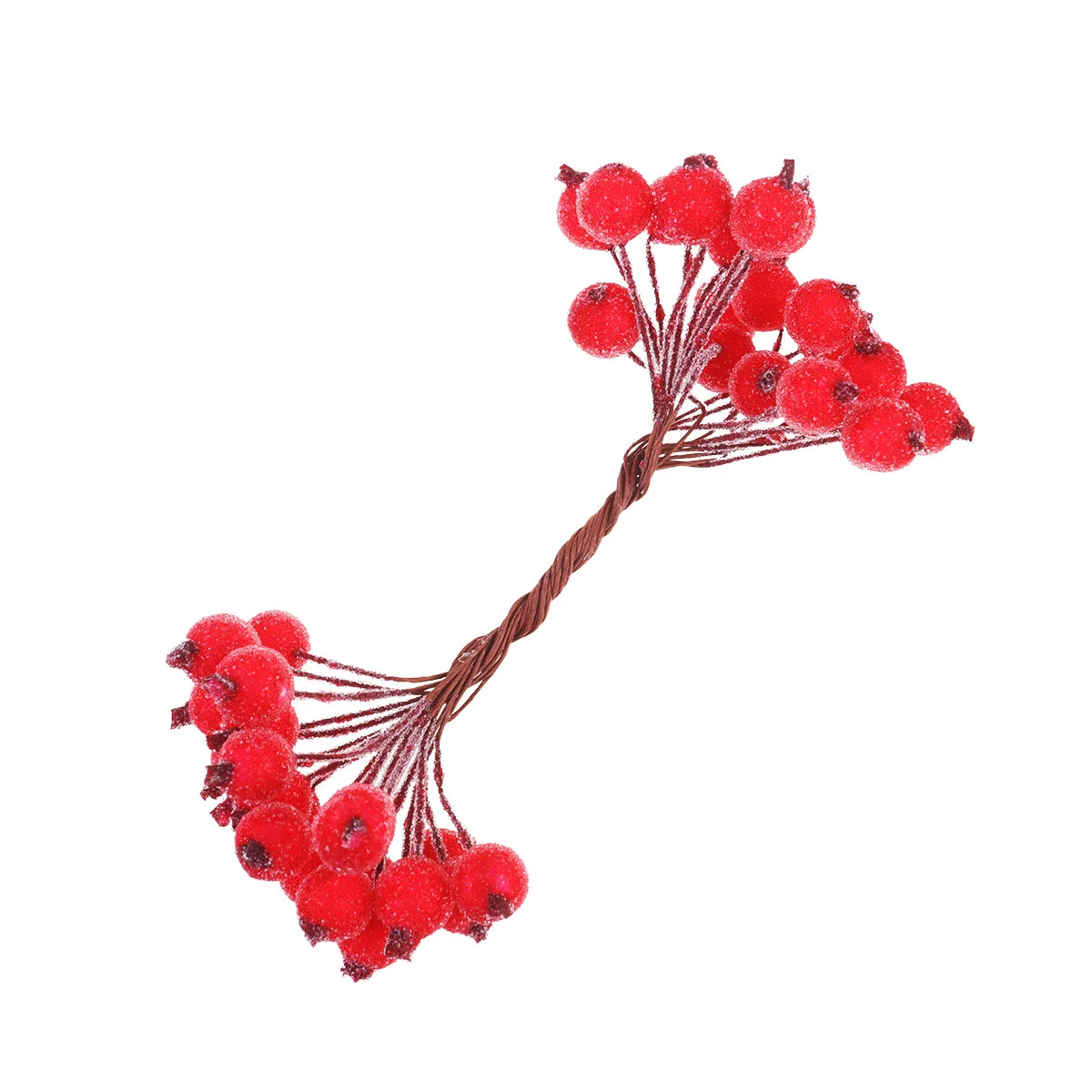 

400 Pcs Christmas Ornaments Berry Imitation Wedding Holiday Decor DIY Garland Accessories Artificial Red Berries Foam