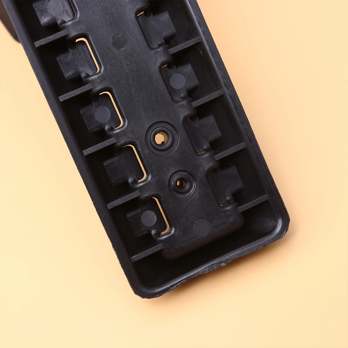 قطعتان من دواسة التجديف للزورق، ملحقات قارب الصيد المتينة، لوازم التجديف البلاستيكية المدمجة، معدات الرياضات المائية الخارجية باللون الأسود